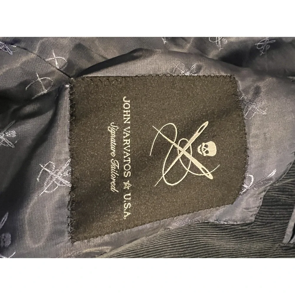 John Varvatos Men's Corduroy Blazer 40 R‎ Gray